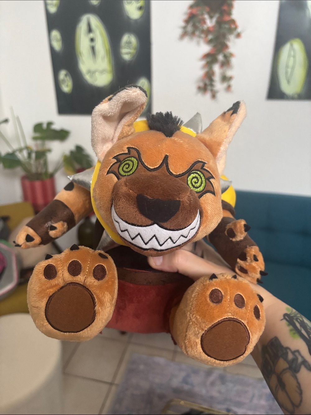 Cute Orange & Brown Hogger Plush